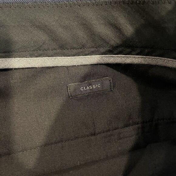 J Crew Ludlow Wool Dress Pants Mens 36x30 Blue  Slim Stretch Office Casual 212​​ - Picture 3 of 7